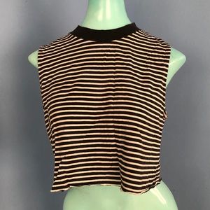 Everlane High Neck Cropped Tank